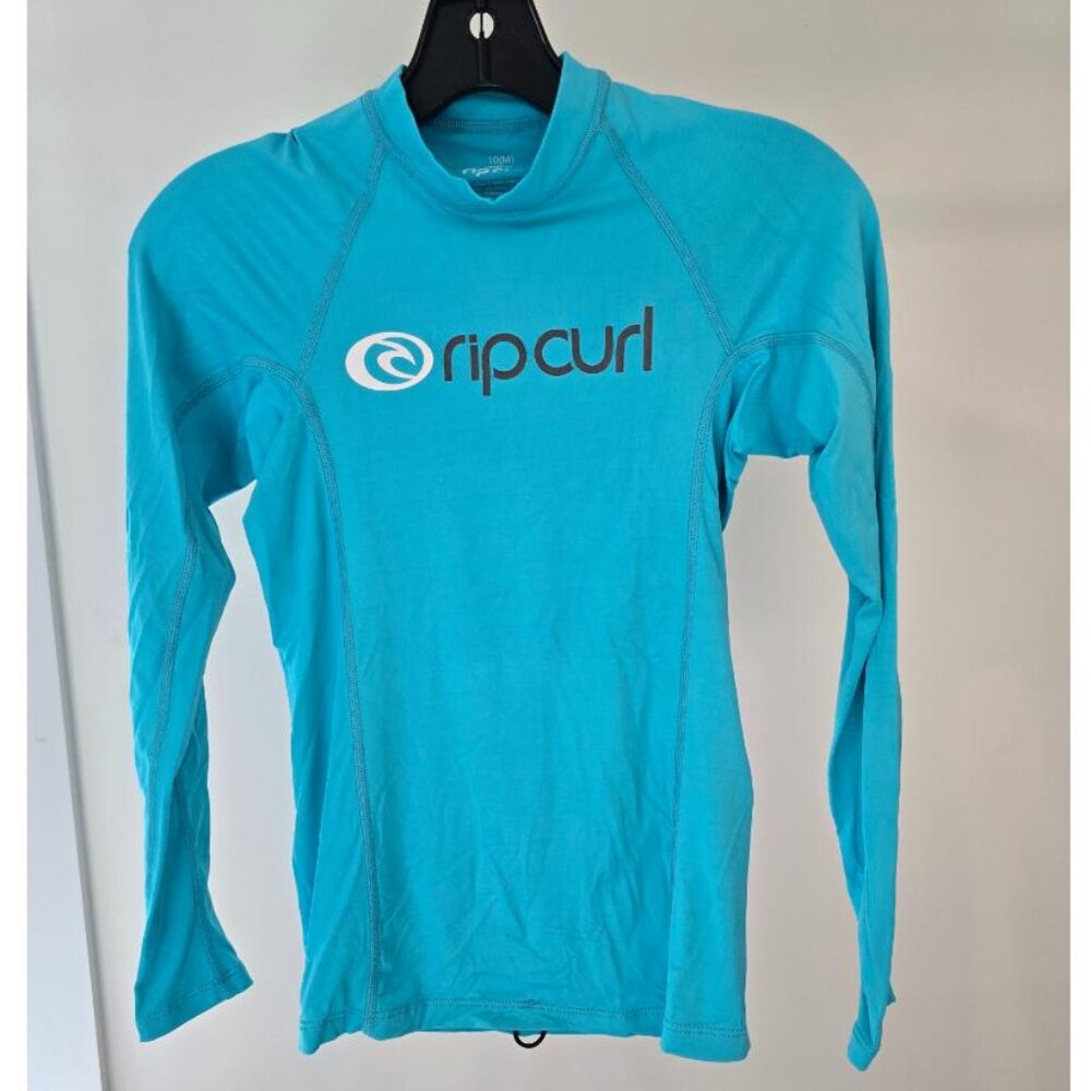 Ripcurl Long Sleeve Rashguard Watershirt Surfing Snorkeling 10/M